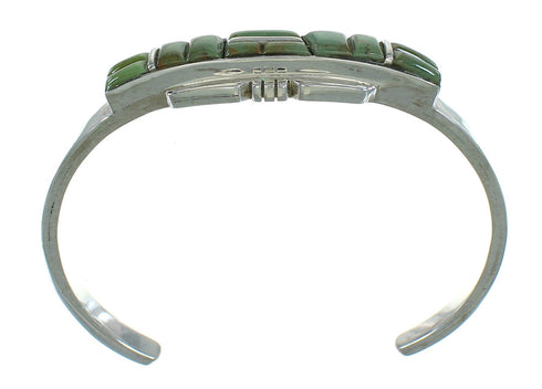 Southwestern Turquoise Sterling Silver Cuff Bracelet AX78281